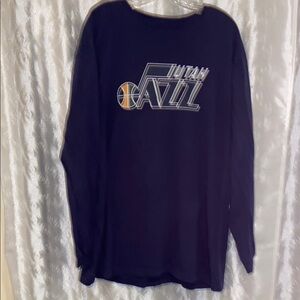 Fanatics Utah Jazz Logo Long Sleeve Shirt Men’s Size XLT 🔥 C1